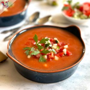 Recette Gaspacho Espagnol (potage froid)