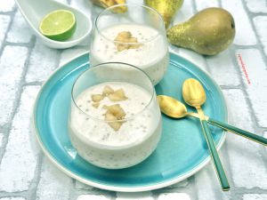 Recette Perles du Japon coco poire