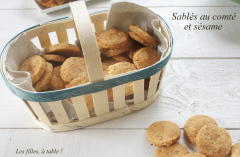 Recette Sablés au comté et au sésame