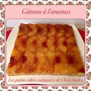 Recette Gâteau au yaourt á l'ananas