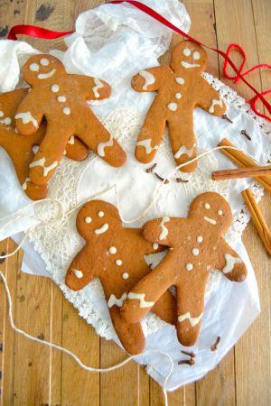 Recette Petits bonhommes en pain d'épices (vegan)