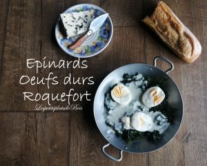 Recette Epinards et oeufs durs au roquefort