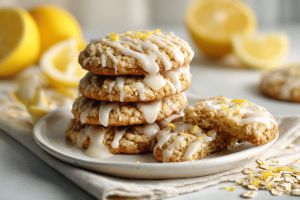 Recette Zesty Lemon Oatmeal Cookies: A Tangy Twist on Tradition