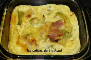 Recette Flans poireaux et jambon