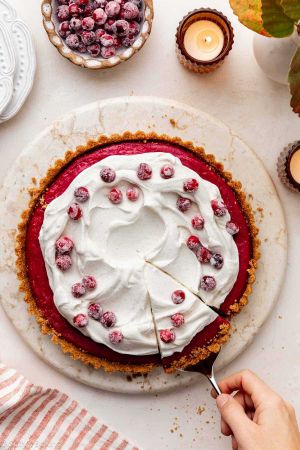 Recette Cranberry Curd Tart