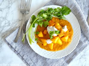 Recette Curry de mangue et tofu (vegan, sans gluten)