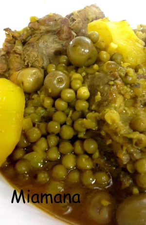 Recette Tajine de veau aux olives