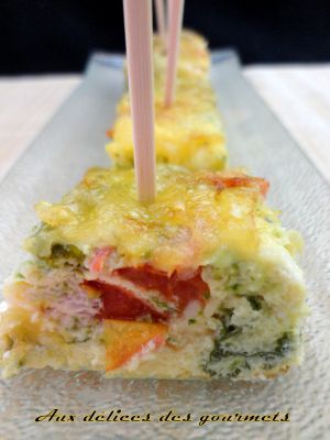 Recette Frittata aux courgette, tomate et fromage