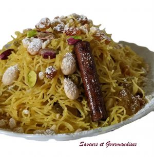 Recette Seffa marocaine aux cheveux d’ange : recette traditionnelle sucrée-salée au poulet