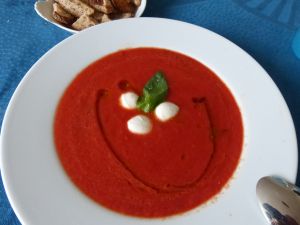 Recette Velouté de tomates coeur de boeuf