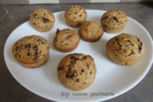 Recette Muffins farine de coco au chocolat et sirop d'érable
