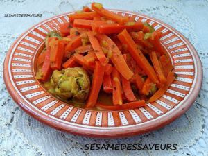 Recette Tajine de carottes au poulet