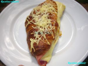 Recette Croissant jambon fromage