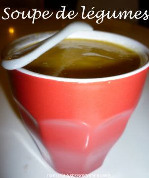 Recette Soupe de légumes