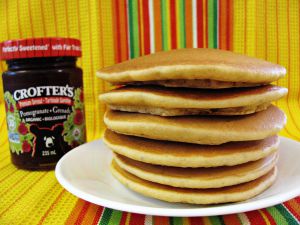 Recette Pancakes sans gluten au levain et aux graines de chia/Gluten free sourdough and chia seed pancakes
