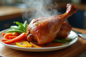 Recette Cuisse de canard à l’air fryer : la recette expéditive qui ravira vos papilles