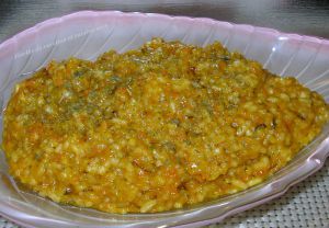 Recette Risotto de carottes et raisins secs