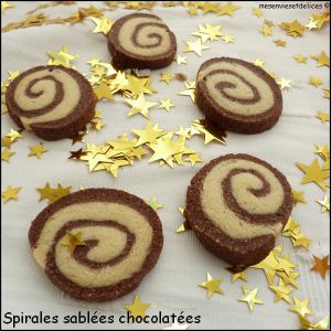 Recette Spirales sablées au chocolat