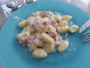 Recette Gnocchi au chèvre et jambon