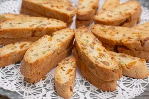 Recette Biscotti amandes, abricots et pistaches