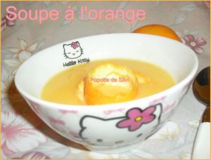 Recette Soupe a l'orange