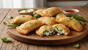 Recette Empanadas dorées et chèvre fondant : une explosion croustillante de saveurs pour un bonheur garanti
