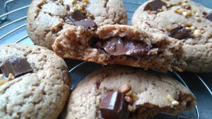 Recette Gros cookies au coeur fondant Nutella