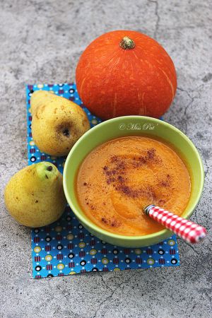 Recette Velouté de potimarron à la poire