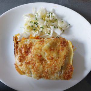 Recette Lasagnes potimarron et bacon au combi Ninja