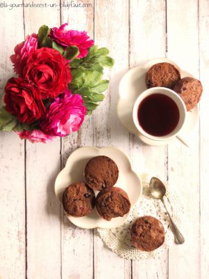 Recette Financiers chocolat cassis