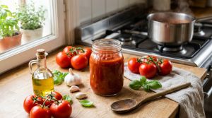 Recette « Adieu les sauces tomates en pot : découvrez la recette maison qui révolutionnera votre cuisine »