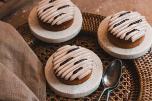 Recette Tartelette au chocolat, café et riz au lait