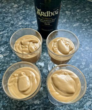 Recette Butterscotch Pudding au whisky (crème au caramel anglais)