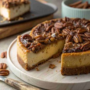 Recette Cinnamon Pecan Pie Cheesecake – Ultimate Fusion Dessert