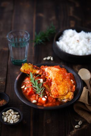 Recette Mafé poulet (à la sauce de cacahouètes)