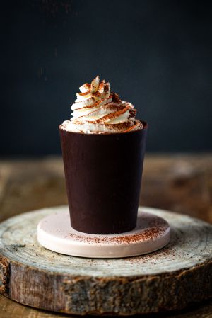 Recette Mousse 100% chocolat  ( tasse en chocolat)