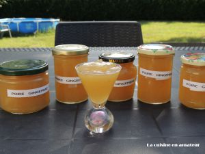 Recette Confiture de poires au gingembre