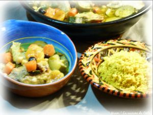 Recette ღ " Miam " Tajine de Poulet, Abricots, olives ( et p'tits légumes ) Sauce Coriandre et Fève Tonka