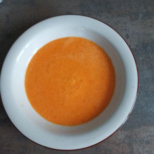 Recette Velouté au poivron et chorizo au compact cook pro