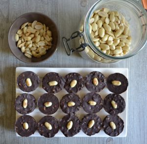 Recette Bouchées aux cacahuètes et flocons d'avoine