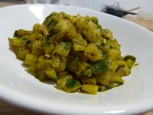Recette Côtes de blettes persillées au curry