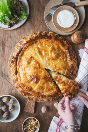 Recette Tourte de l’Isère aux pommes de terre et saint-marcellin