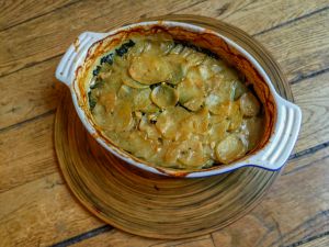 Recette Plat « végan » ? – Kale et pommes de terre, comme un gratin dauphinois