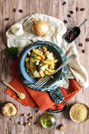 Recette Boulgour aux légumes rôtis