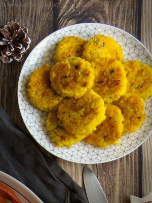 Recette Galettes de risotto au safran