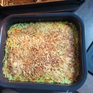 Recette Gratin courgettes râpées au COMBI NINJA