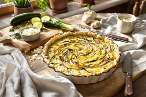 Recette Cette tarte poireaux-courgettes va sauver vos dîners de rentrée (recette magique)