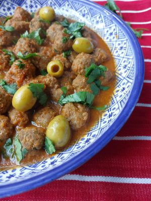 Recette Tajine de kefta aux olives – recette marocaine authentique
