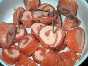 Recette Roulé de saumon au mascarpone