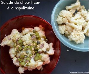 Recette Salade de chou-fleur à la napolitaine